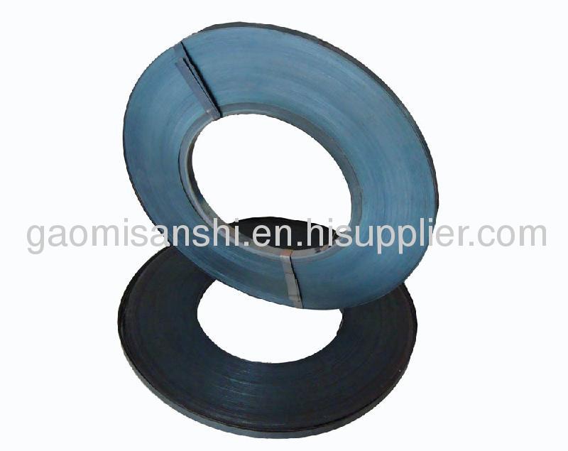 blue Q195 steel strapping for packing of glasses