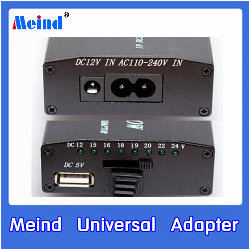 Meind Universal Laptop Adapter 100W Two in One(AC&Car)