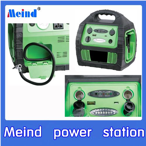 Meind 900A Jump Starter with air compressor and Inverter 150W