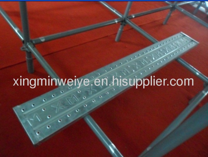 galvanised scaffolding steel planks with hooks 