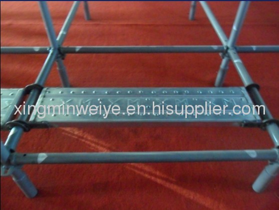galvanised scaffolding steel planks with hooks 