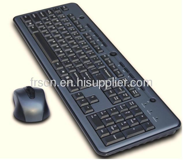 KB-MK01 Black color 107 normal size wireless mouse and keyboard combo
