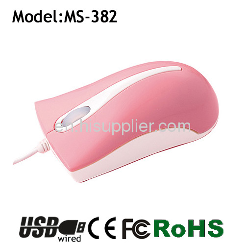 Chili shape mouse with usb cable mini mouse