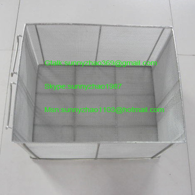 (Expanded metal mesh &Frying usage ) Wire Mesh Basket/Frying basket