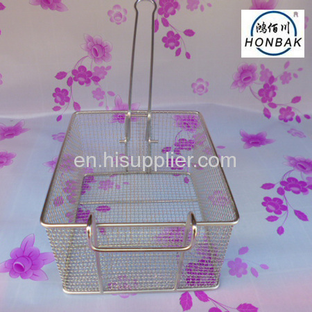 (Expanded metal mesh &Frying usage ) Wire Mesh Basket/Frying basket