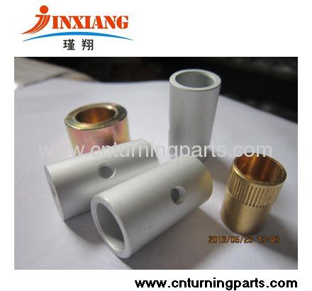 Aluminum Al6061 tube with threaded hole inside