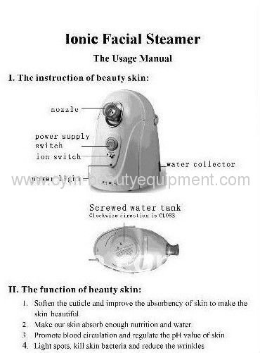 Portable Mini ION Facial Steamer