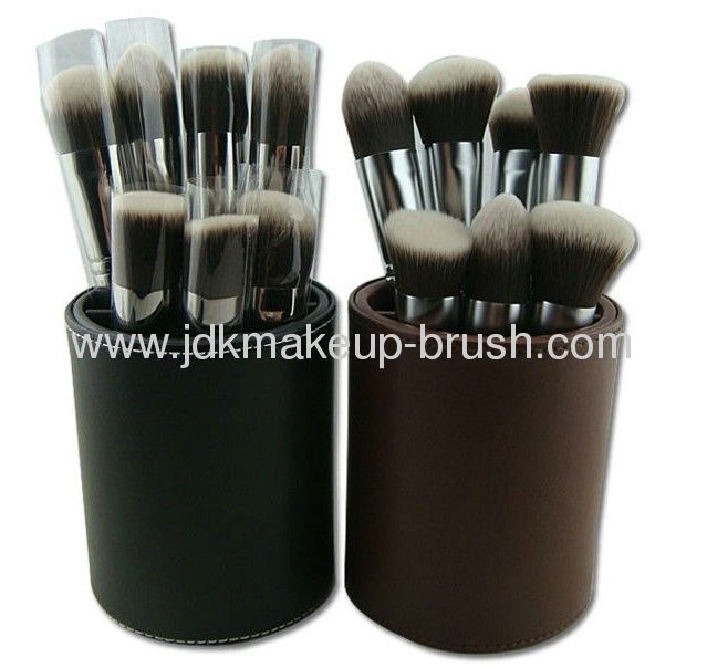 Hot seller 7PCS 2 Tone Synthetic Hair Cosmetic Brush set