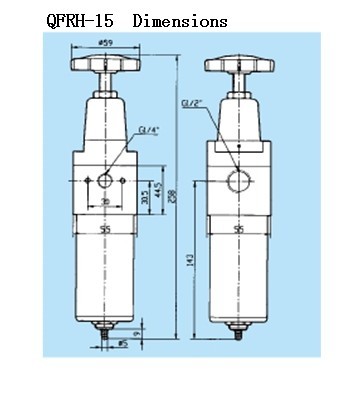 QFRH Series High Pressure Filter & Reglator