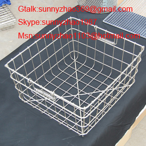 industrial stainless steel wire mesh basket