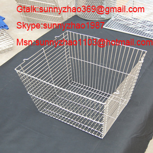 industrial stainless steel wire mesh basket