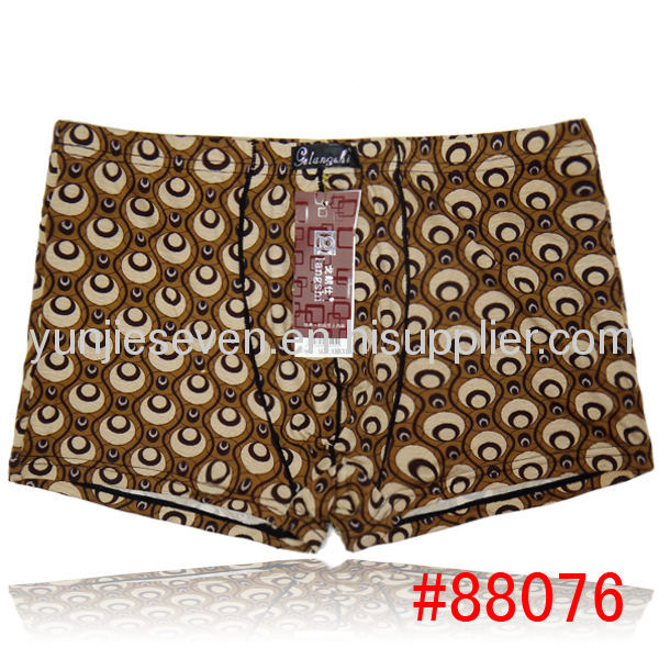 Modal Boxer Short For Man Boyshort Bamboo Fiber Panties Briefs Lingerie Lntiamtewear Underpants YunMengNi 88076