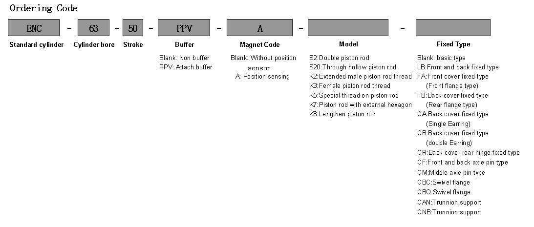 ENC Series standard cylinder