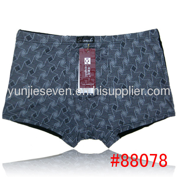 Modal Boxer Short For Man Boyshort Bamboo Fiber Panties Briefs Lingerie Lntiamtewear Underpants YunMengNi 88078