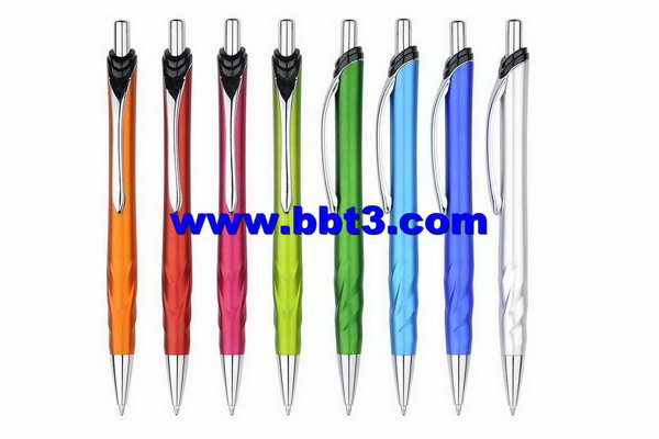 Promotional ballpen with UV metallic finish barrel