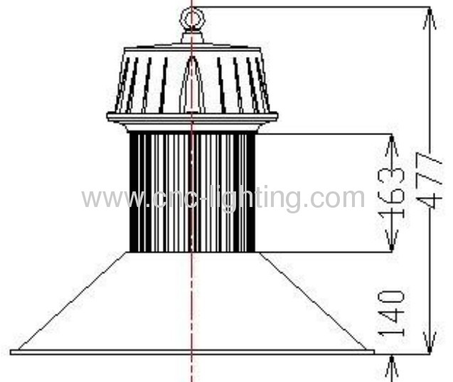 80W COB LED Highbay Light 