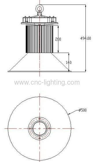 150W COB LED Highbay Light 