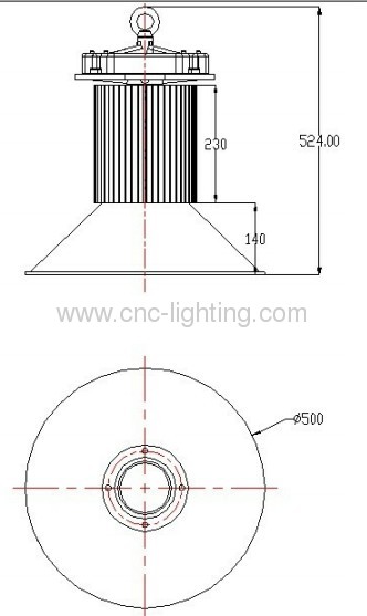 200W COB LED highbay light