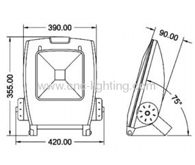 10-50W IP65 COB LED Projector Light