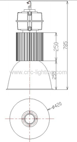 300W COBLED highbay light