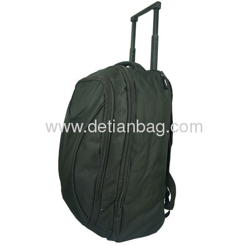 Cheap 600D polyester backpacks on wheels for travel