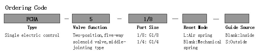 FCHA 5/2 Way Tiger Valve