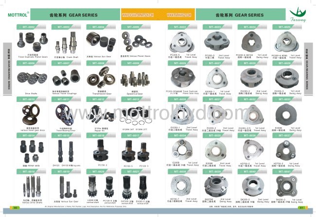 DH220-5 DB58T CRANK SHAFT GEAR