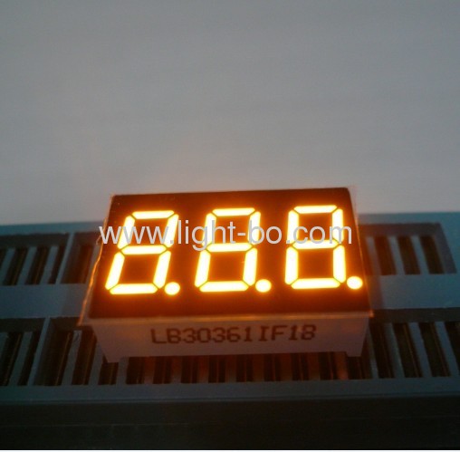 0.36anode super green Triple-digit 7-segment LED Display