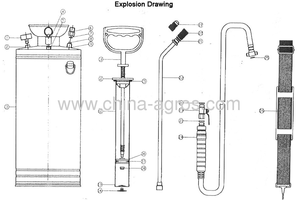 Stainless Steel Sprayer, HUDSON Metal Sprayer, Steel Sprayr 3L, 304 Steel Sprayer, Who Steel Sprayer 6L 10L 13L 15L