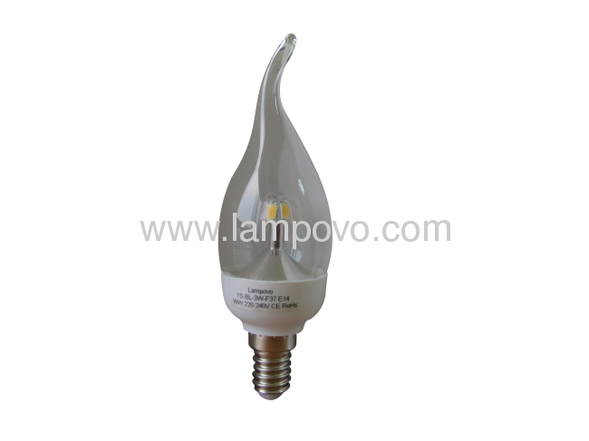 E14 F37 250LM3W LED BULB 