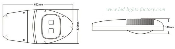 80w led street lighting for highway 