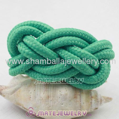 China Handmade Chunky Weave Fluorescent Cotton Rope Bracelets Cheap