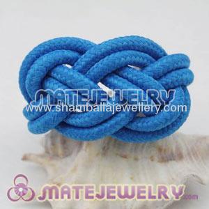 China Handmade Chunky Weave Fluorescent Cotton Rope Bracelets Cheap