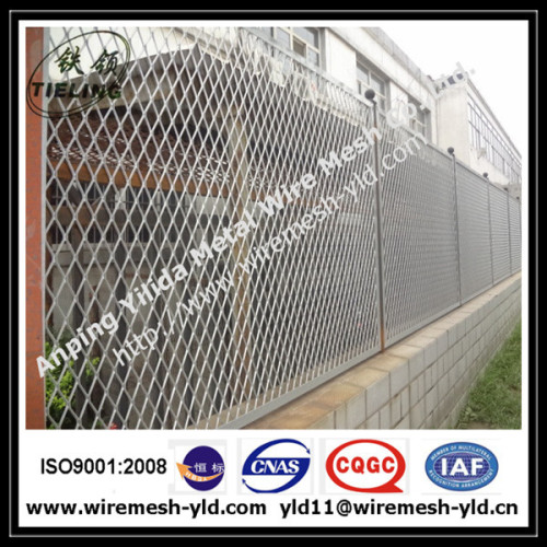PVC Coated Flattened Expanded Metal fence--Anping Yilida Manufacturer