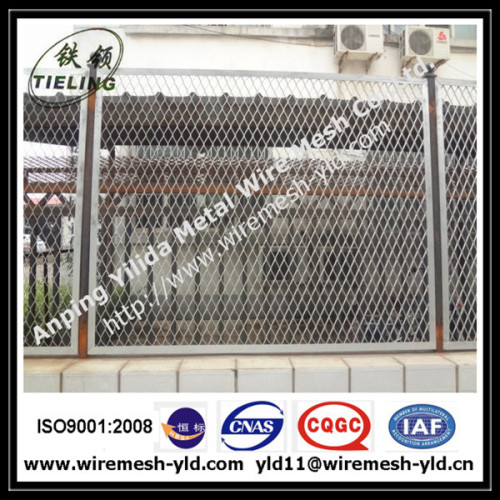 PVC Coated Flattened Expanded Metal fence--Anping Yilida Manufacturer