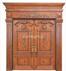 Hard Carved Double Entrance Doors