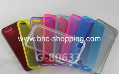 High Quality Transparent Style TPU Skin for iPhone 5