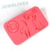 Eco-friendly Kids Silicone Jelly chocalate & Candy Mold