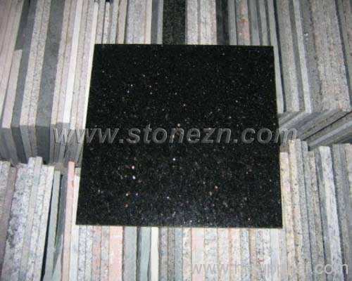 black galaxy granite tiles