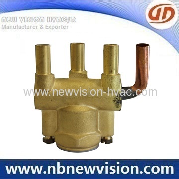 Air Conditioner Brass Distributor with Air Vent Valve