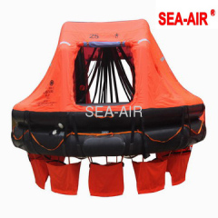 DAVIT-LAUNCHED INFLATABLE LIFE RAFT