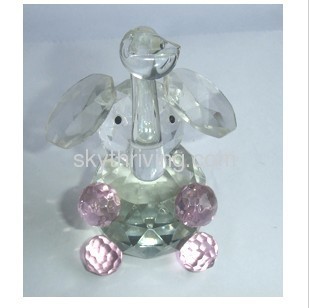 crystal animals, crystal elephant