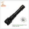 Self-defense torch Multifunction Aluminum Rechargeable LED Torch CREE