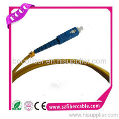 Fiber optic SC/pc pigtail single mode