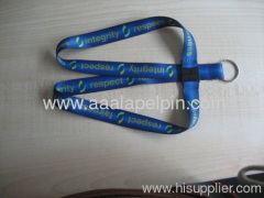 Fashion dye sublimation lanyards with key ring for promotion