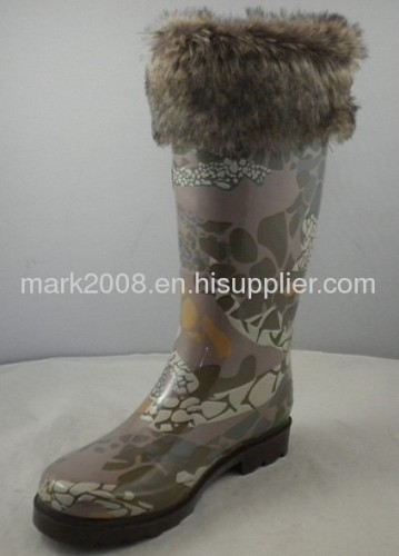 Fashion Rubber Rain Boots