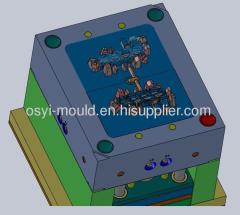 Auto-motive interior trim connectors component for air-condition operation panel