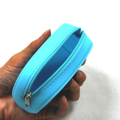 Beautiful Silicone Coin bag with Zipper & bownot