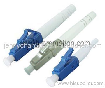 LC simplex connectors fiber optics