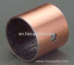 self-lubricating bimetallic bush,oilless bushing,SF-2x